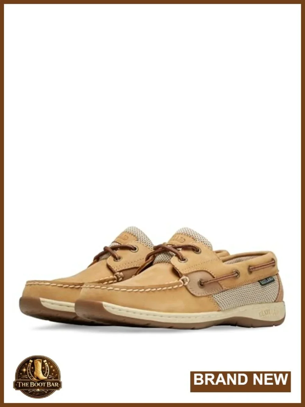 Leather Lace-Up Boat Shoes with Padded Insole